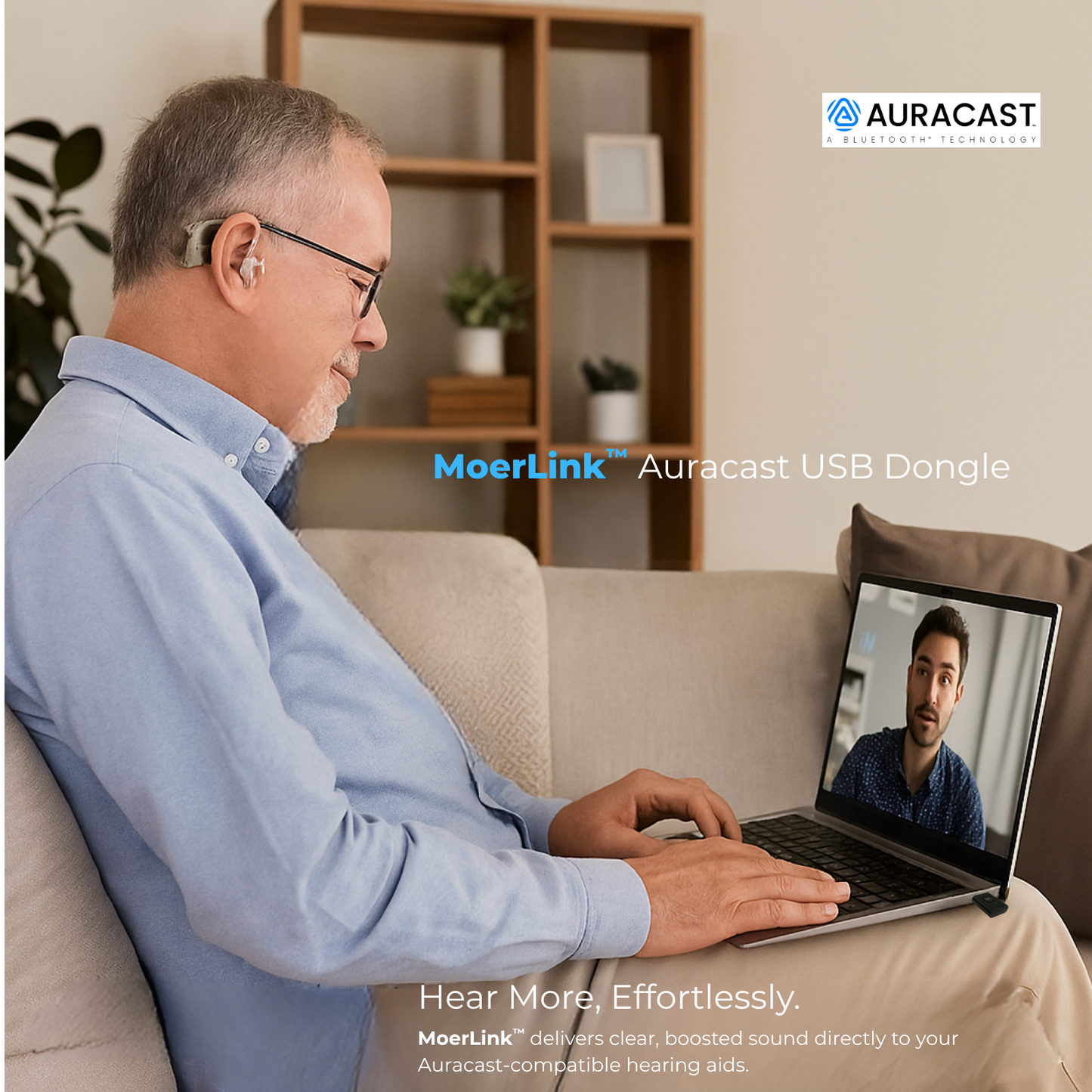 MoerLink™ Auracast™ オーディオ トランスミッター