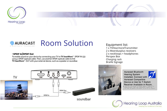 TV hearMore™ Room Solution