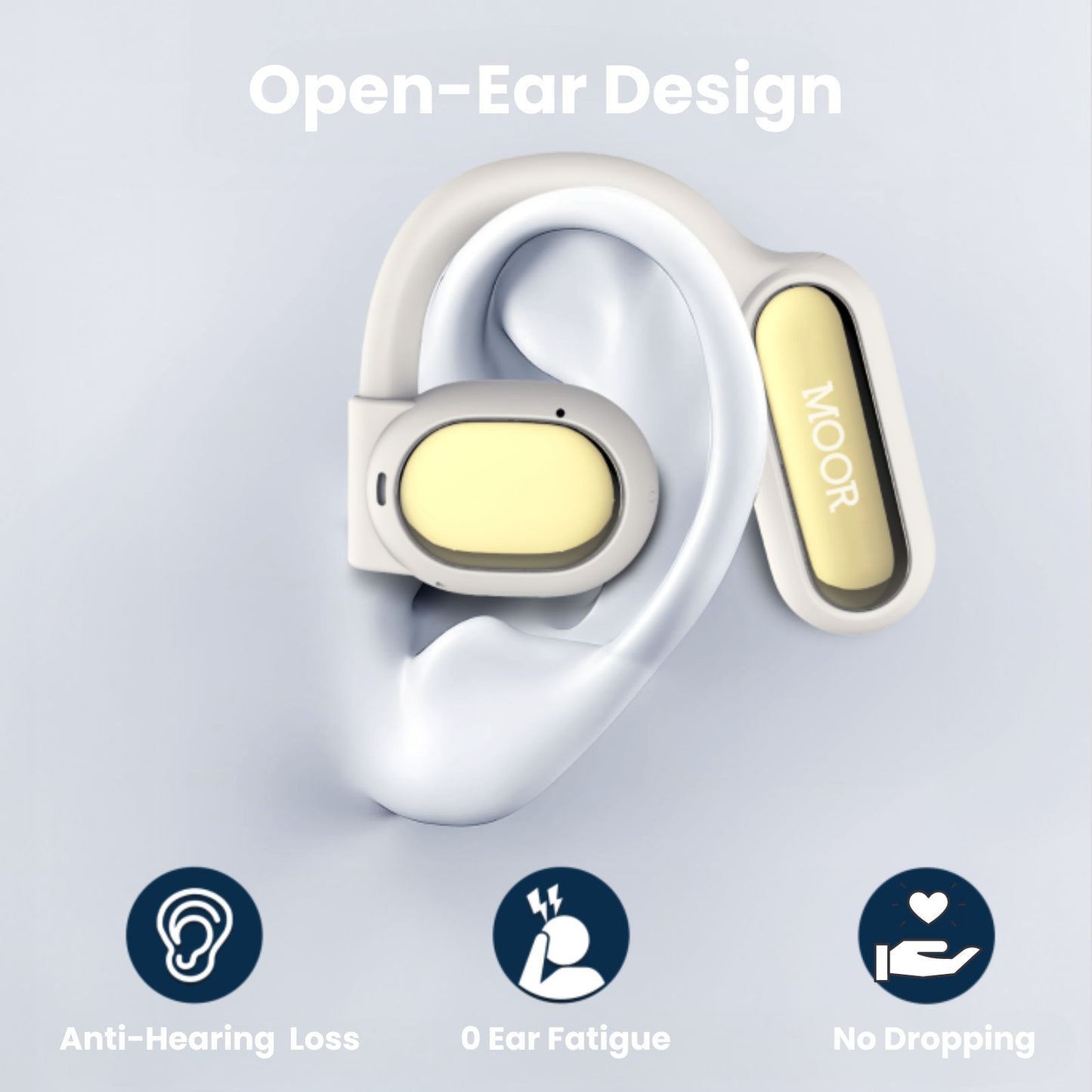 OpenWave™ Open-Ear Wireless Earphones(Beige)