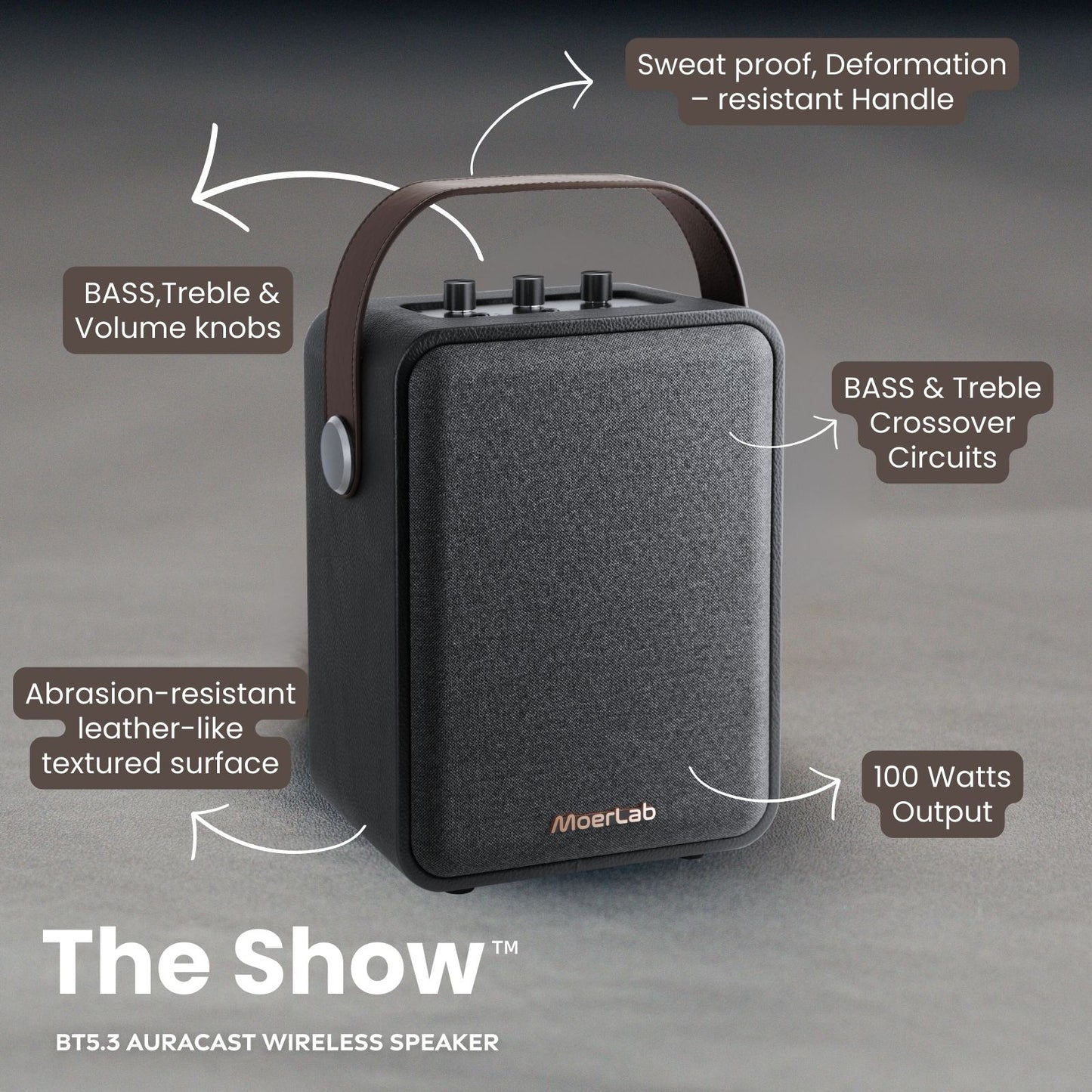 The Show™ BT5.3 Auracast Wireless Speaker