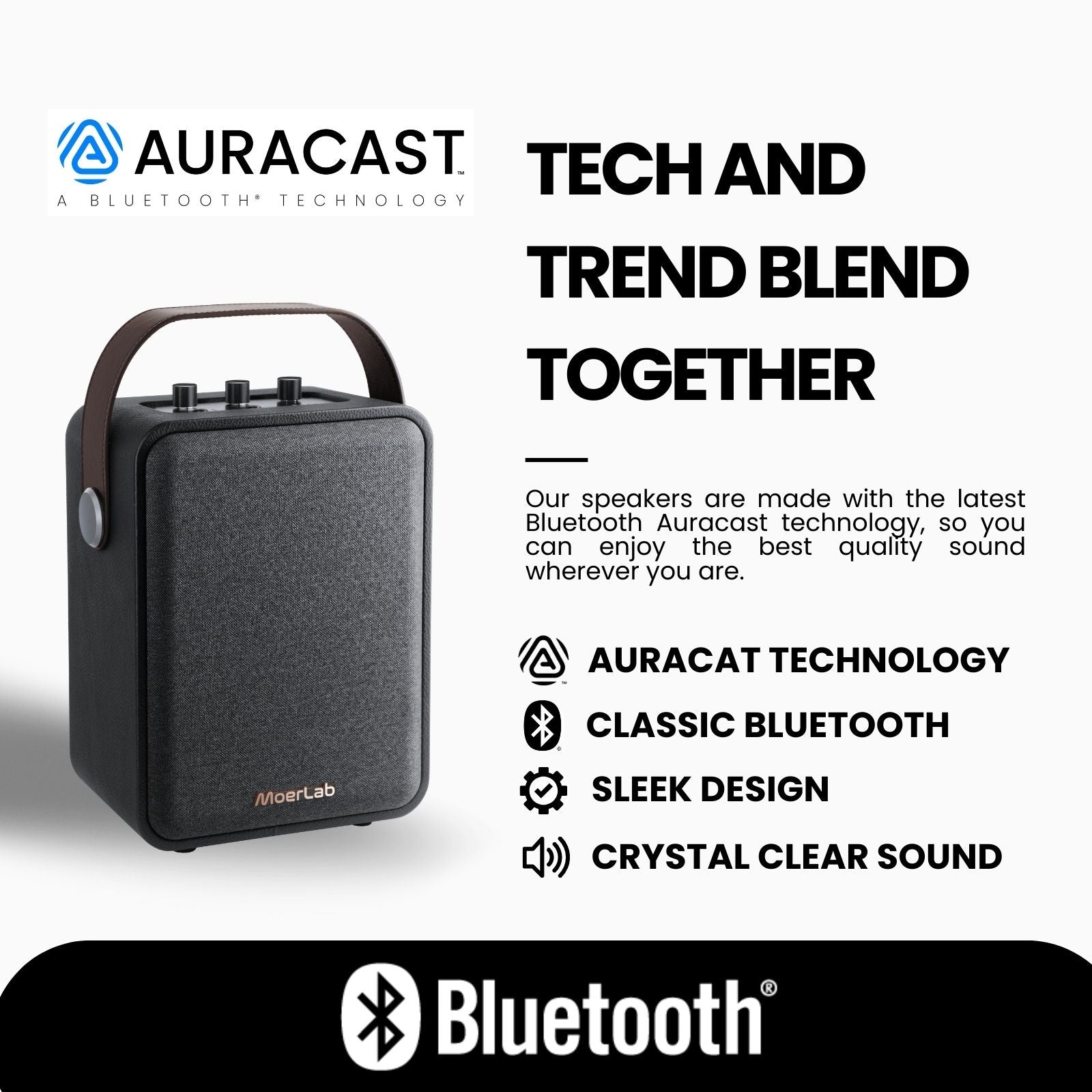 The Show™ Bluetooth Auracast Wireless Speaker – MOOR Technology Co ...