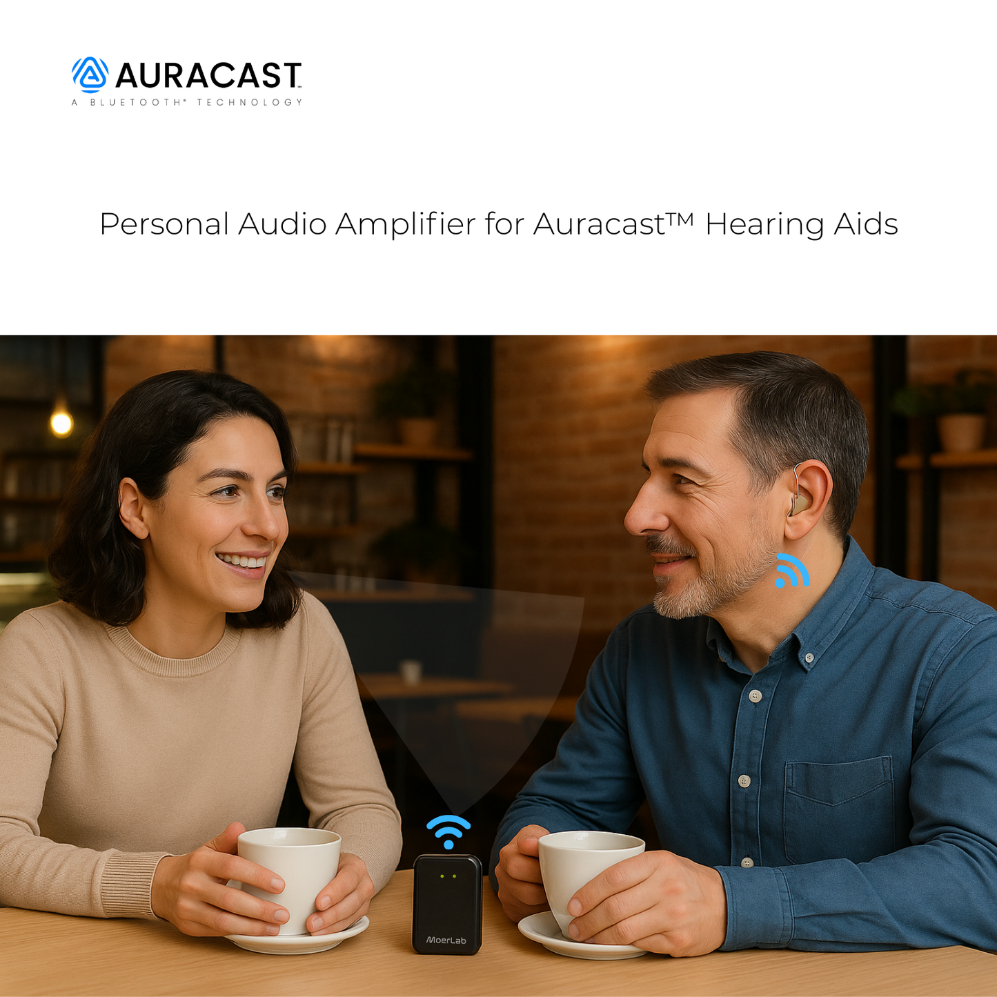 SoundLinker™ Portable Auracast™ Audio Transmitter/Remote Mic
