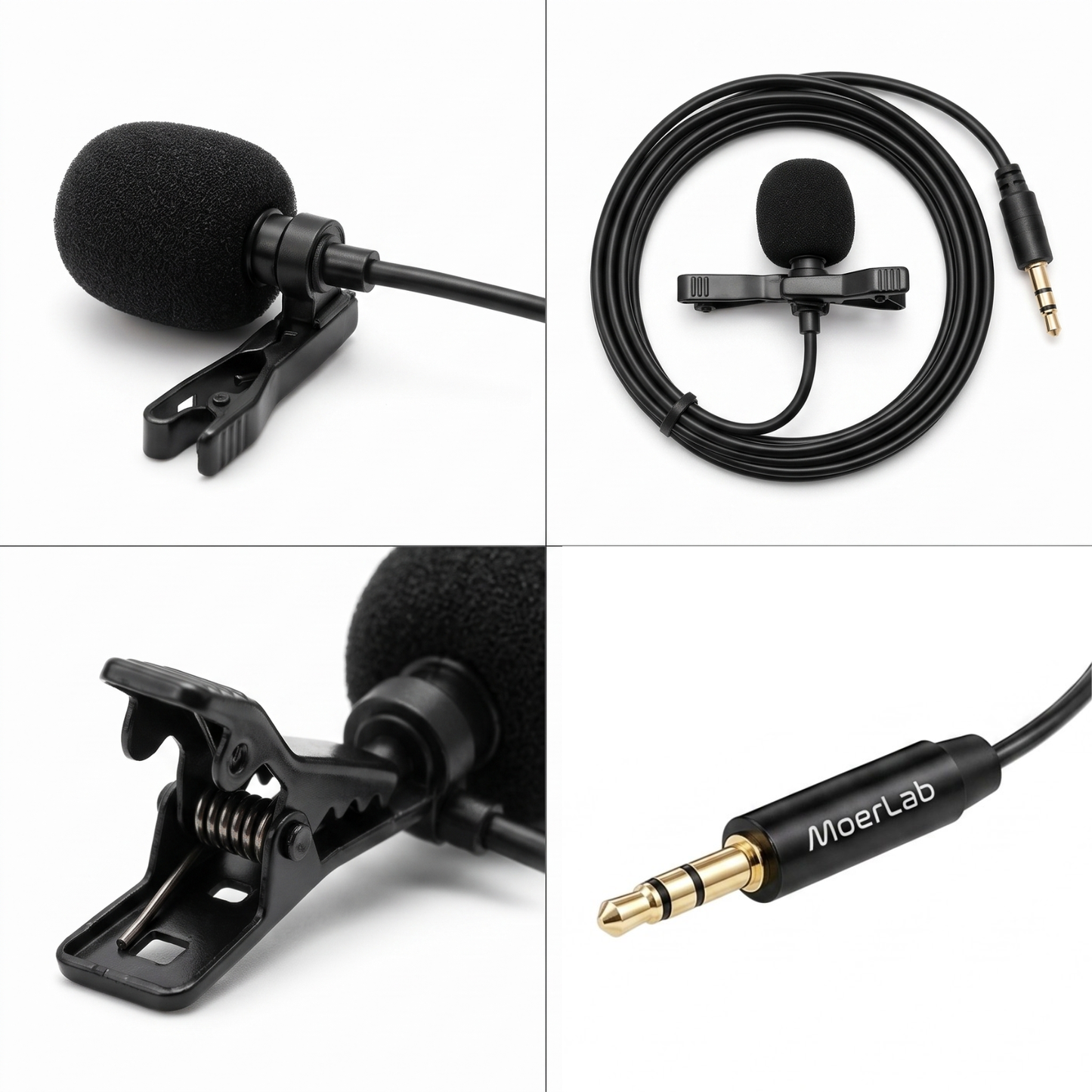 MoerLab Extended 3.5 mm TRS Microphone (1.5 m)
