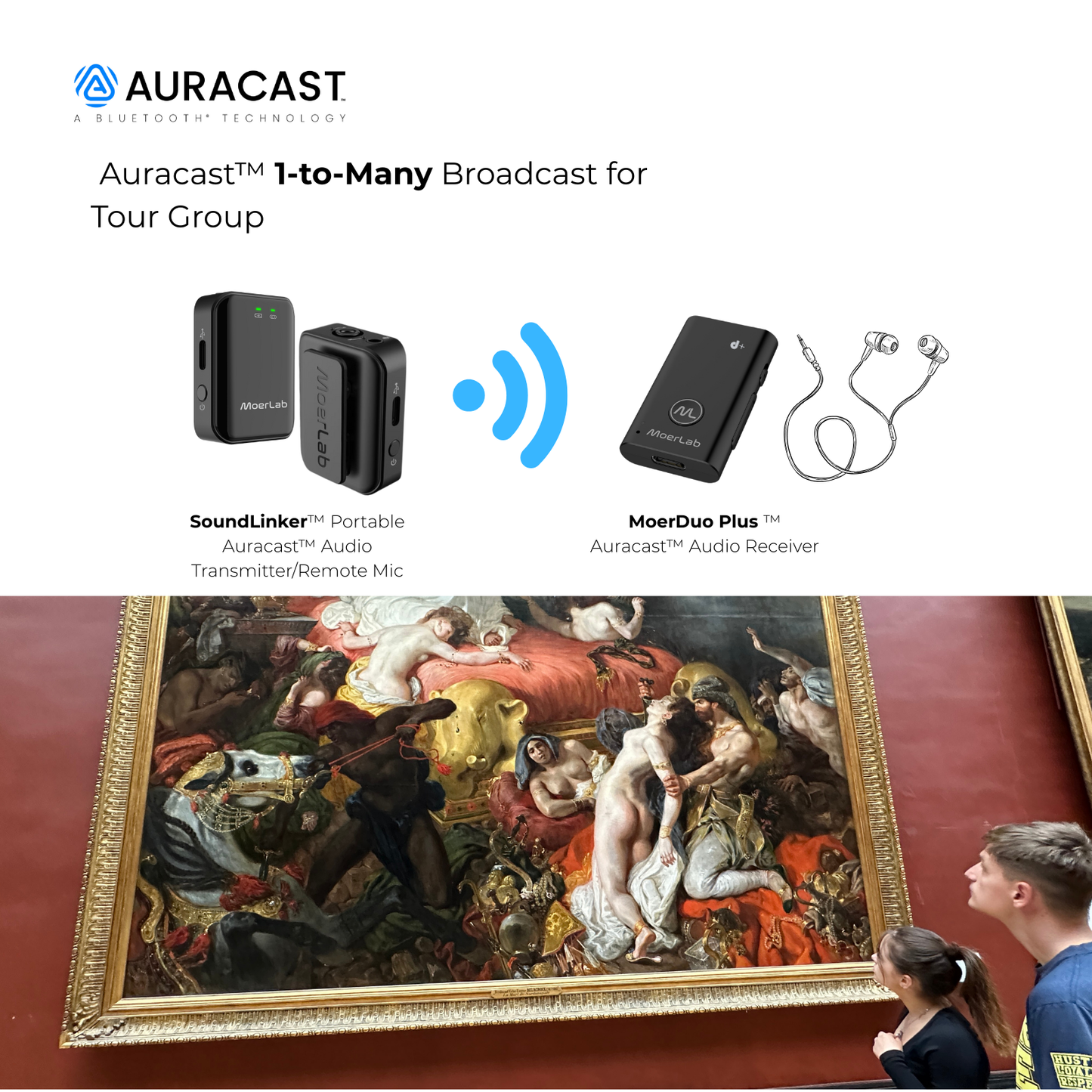 MoerDuo Plus ™ Auracast™ Audio Receiver