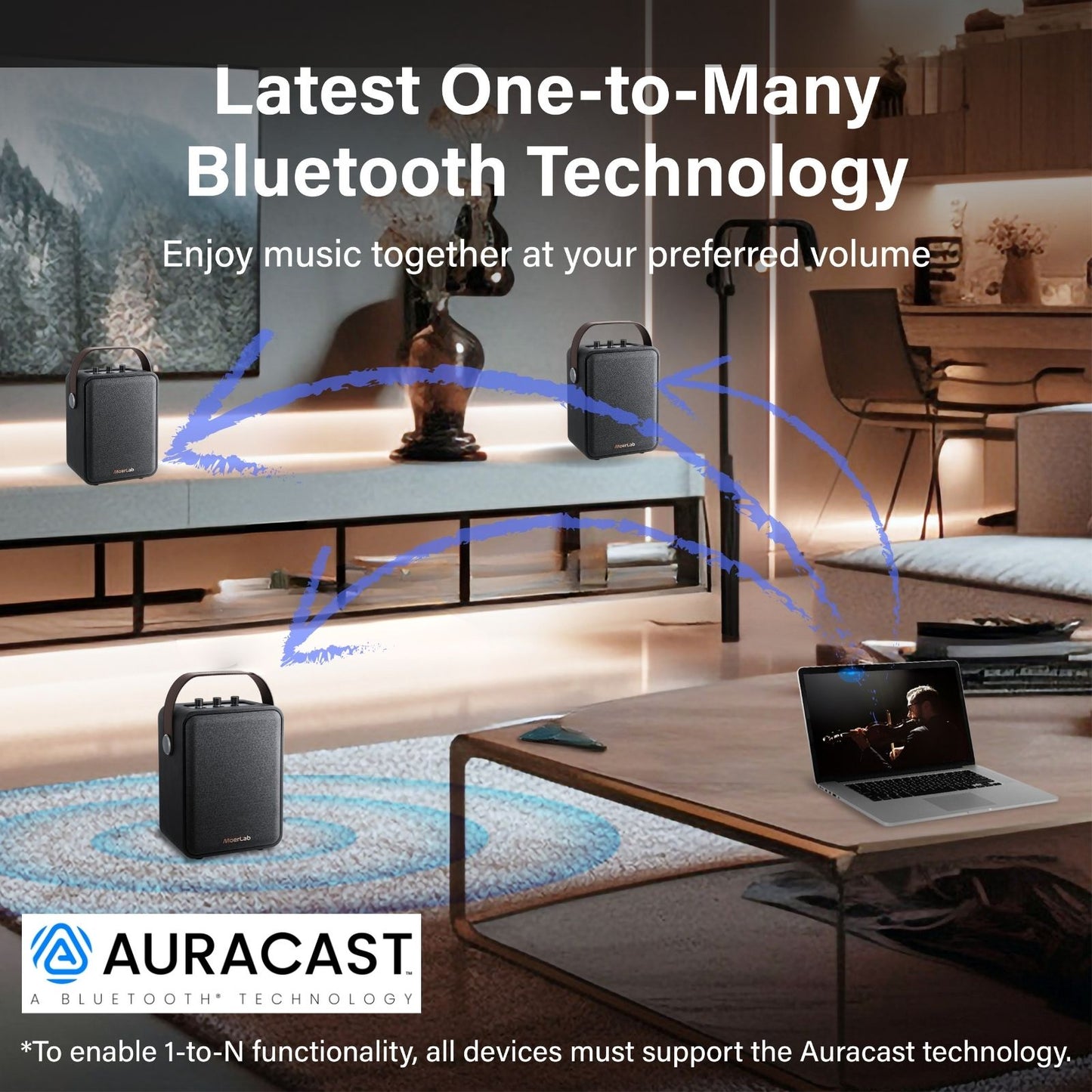 The Show™ BT5.3 Auracast Wireless Speaker
