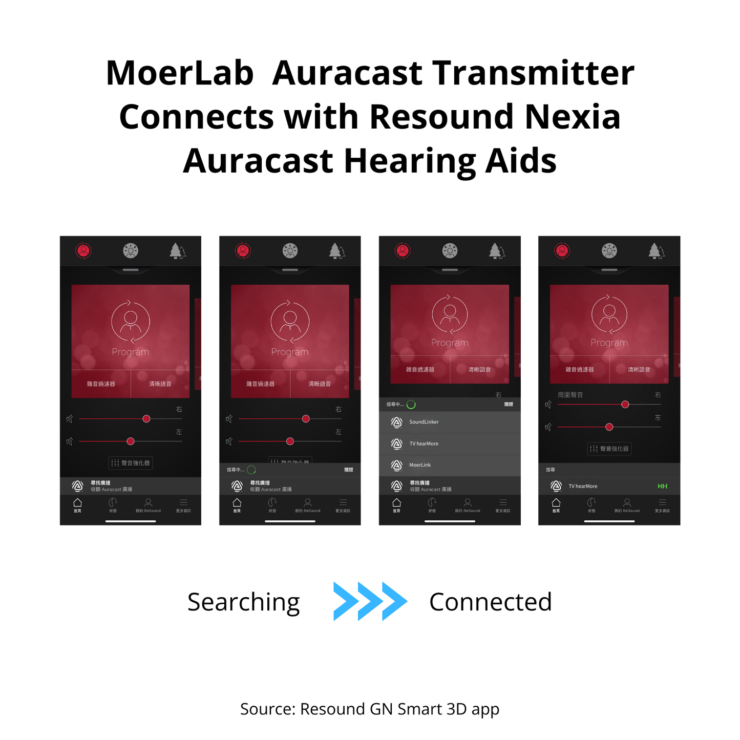 TV hearMore™ Auracast™ Audio Transmitter