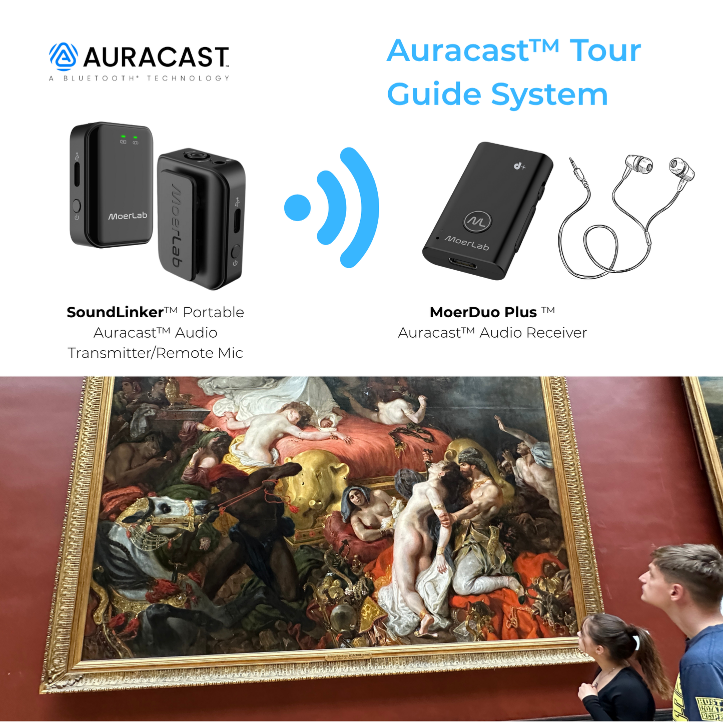 MoerDuo Plus ™ Auracast™ Audio Receiver