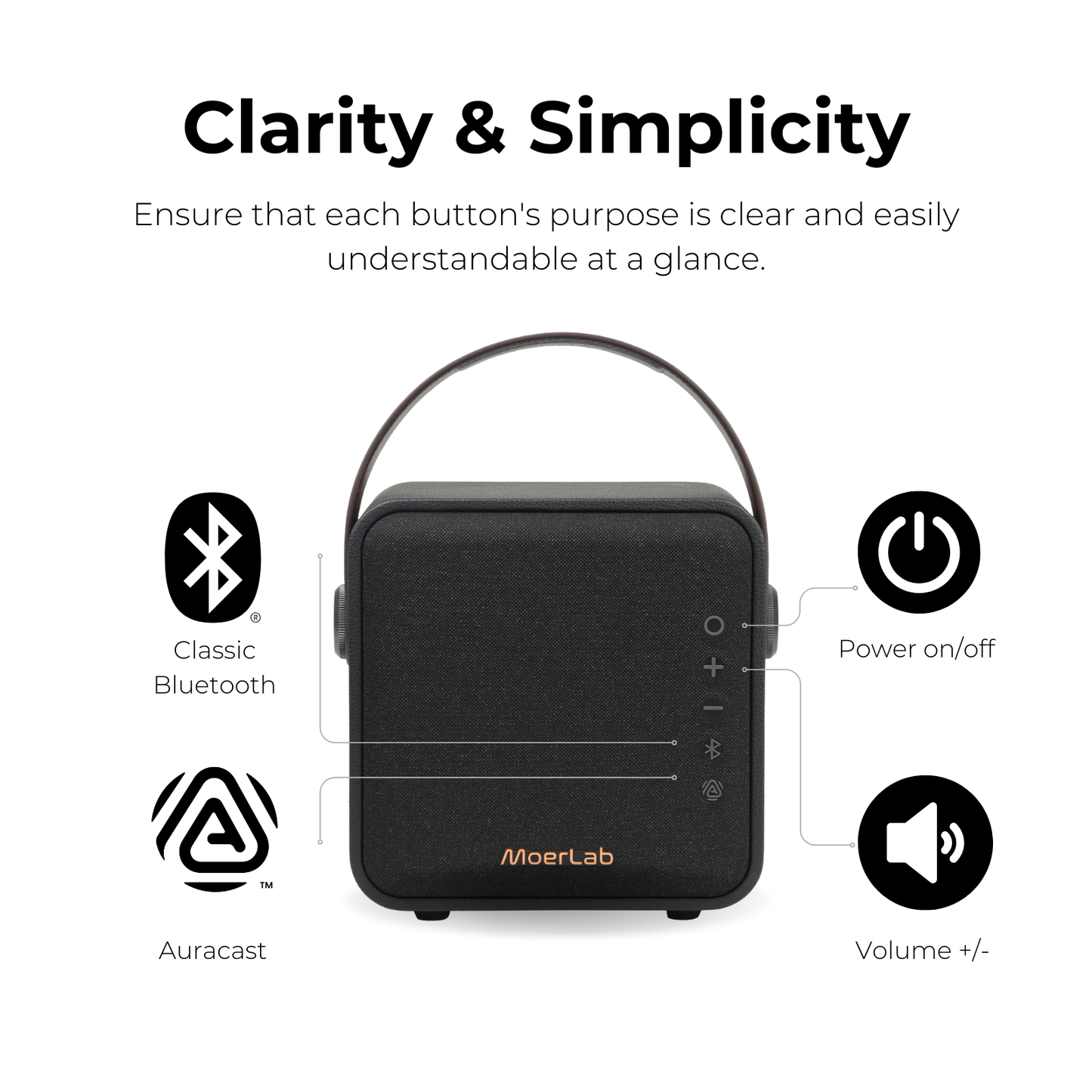 Overture™ Auracast™ Wireless Speaker